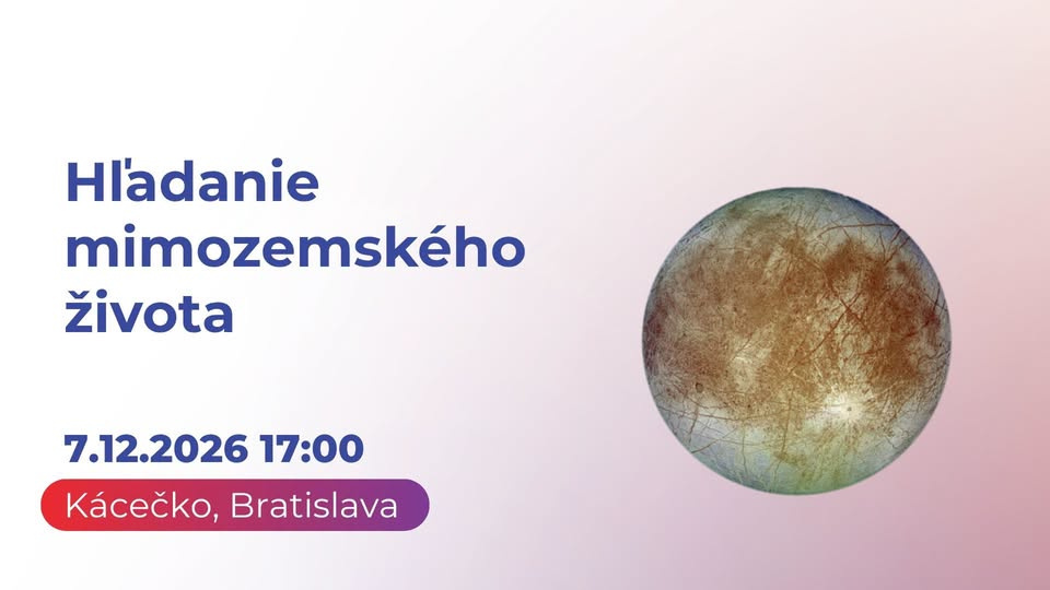Vedátor : Hľadanie mimozemského života (PRIDANÝ TERMÍN) | pondelok 7.12. | 17:00